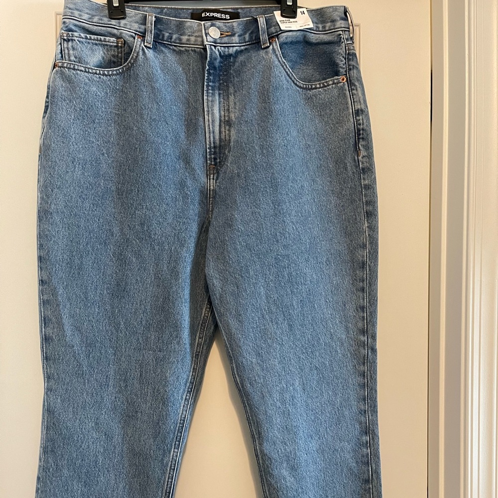 NWT Express Mom Jean Super High Rise 14